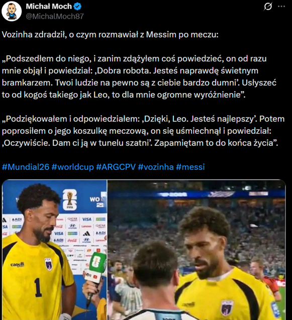 Oto co Leo Messi POWIEDZIAŁ DO VOZINHII zaraz po meczu!